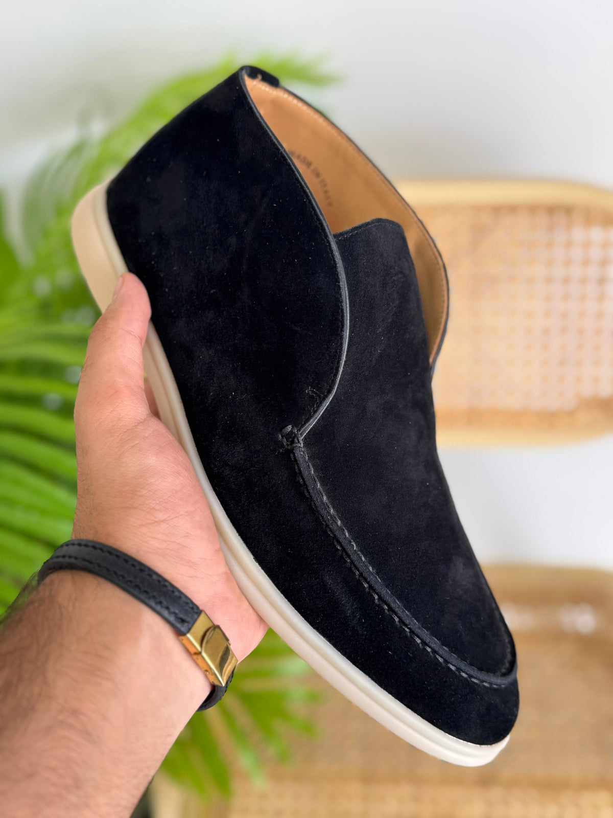 Loro Piana Suede Ankle Boots