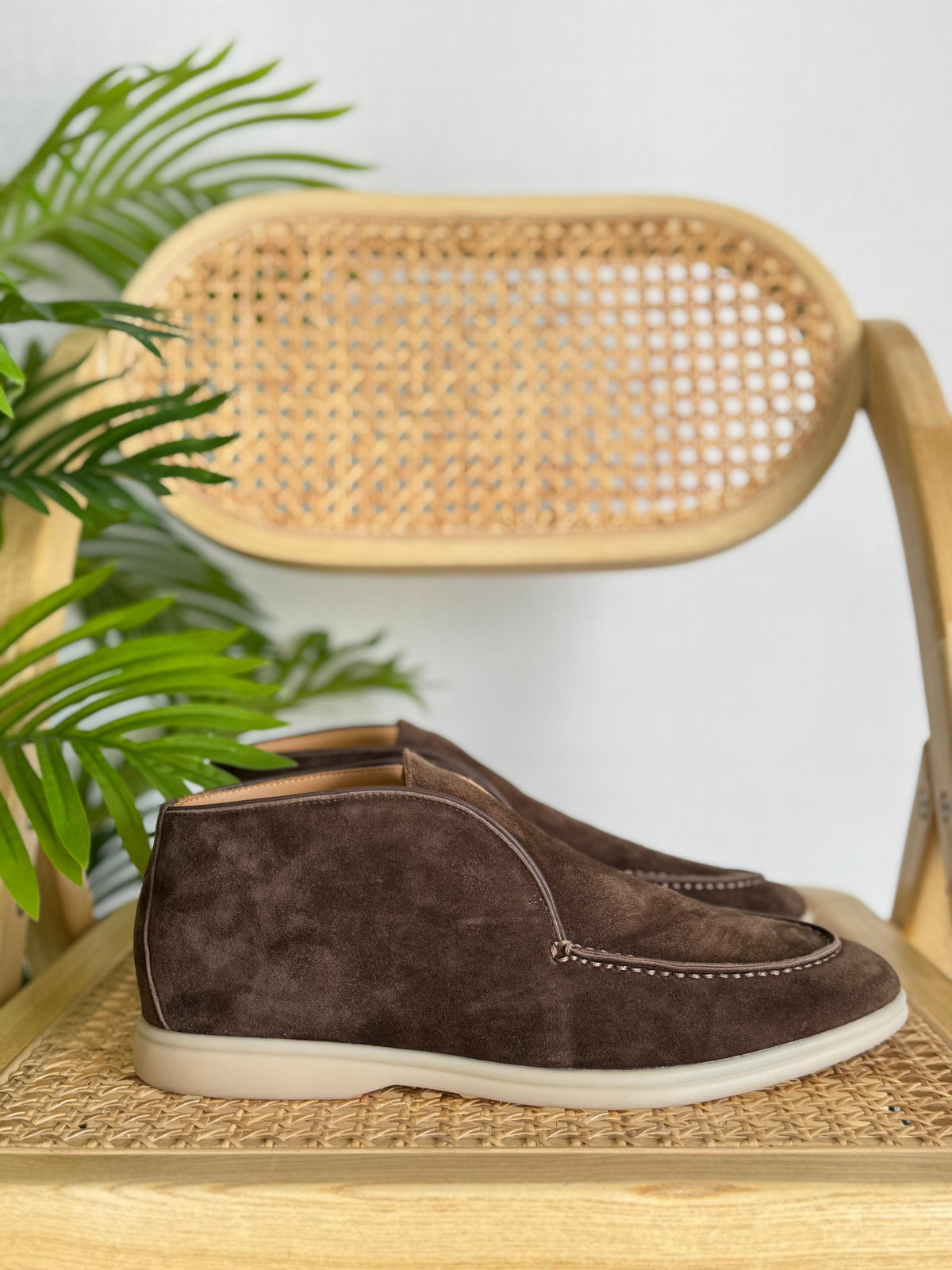Loro Piana Suede Ankle Boots