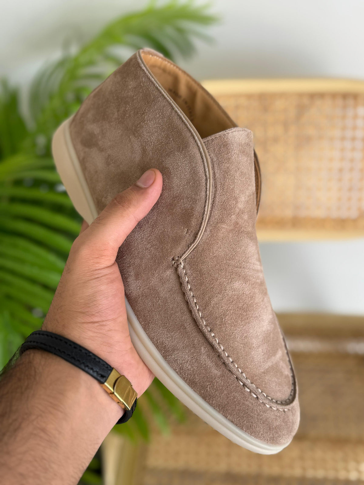 Loro Piana Suede Ankle Boots