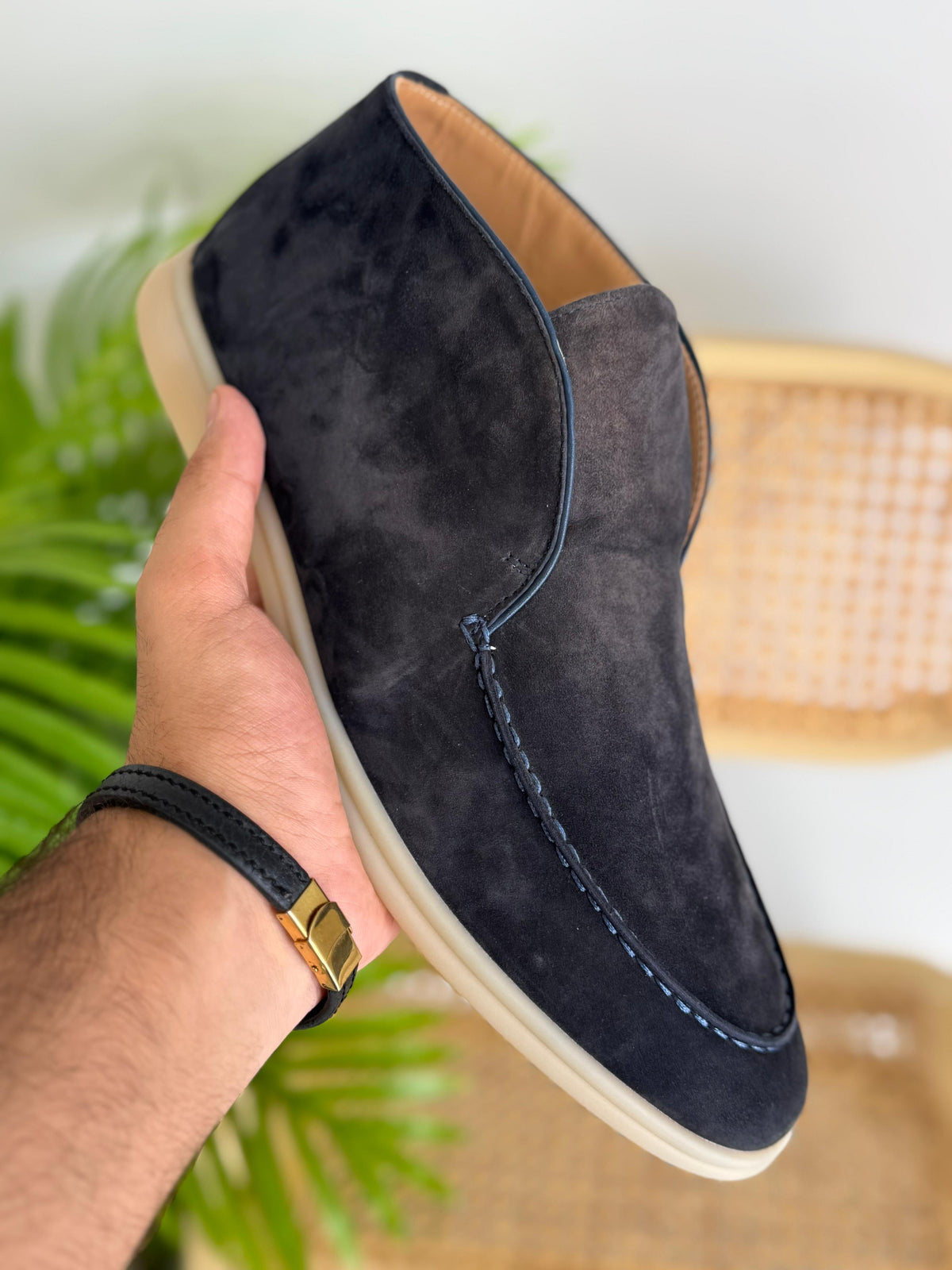 Loro Piana Suede Ankle Boots