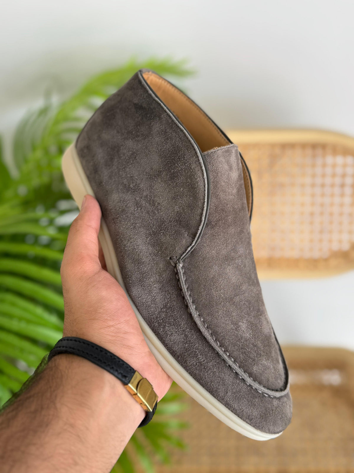 Loro Piana Suede Ankle Boots