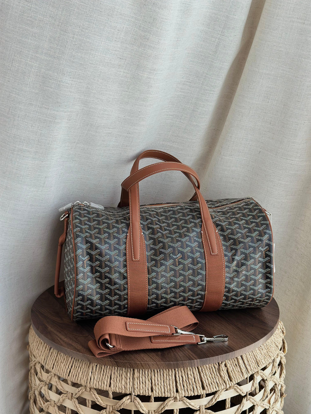 Goyard Barrel Sports Bag