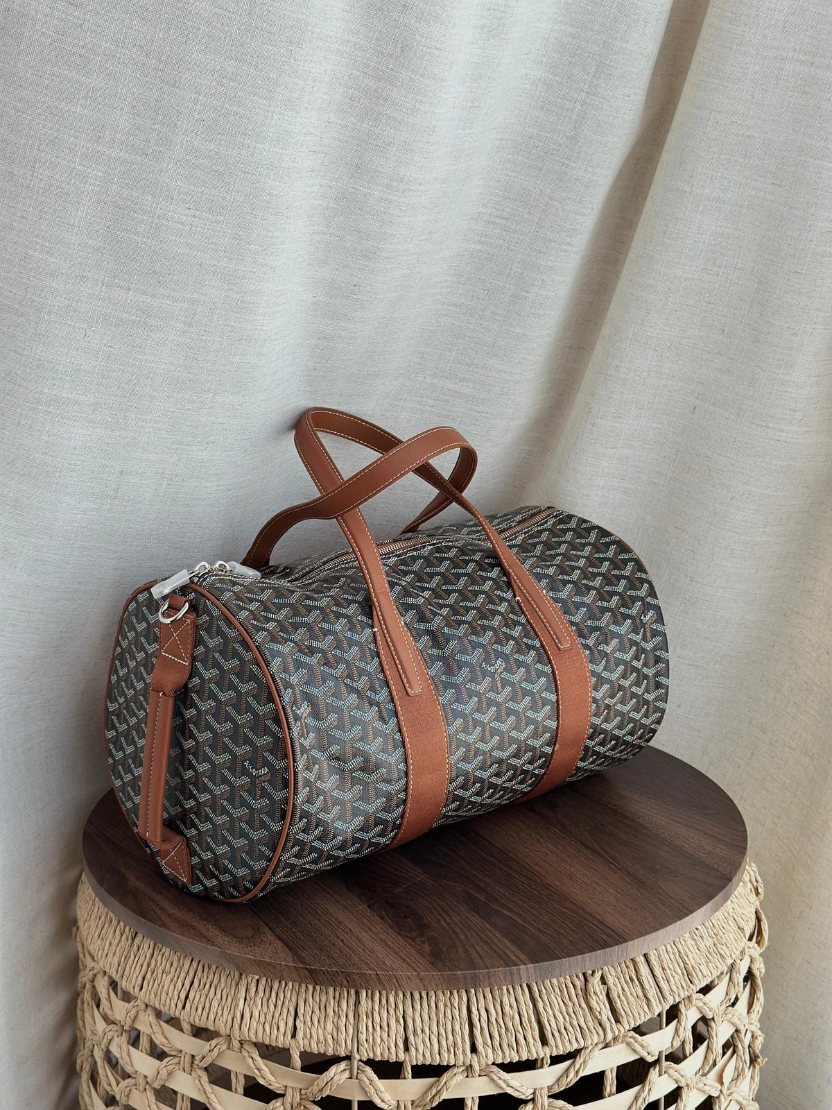 Goyard Barrel Sports Bag