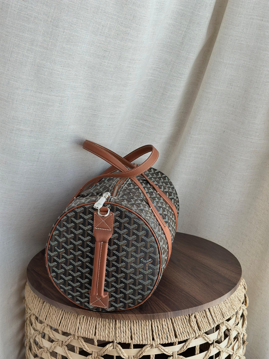 Goyard Barrel Sports Bag