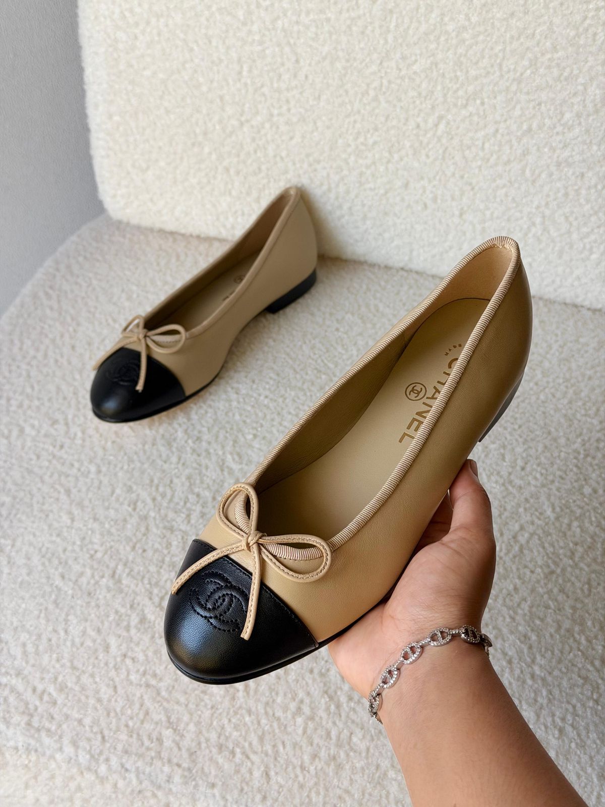 Chanel Ballerina Beige