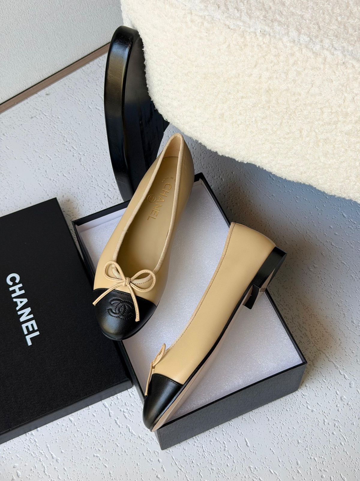 Chanel Ballerina Beige
