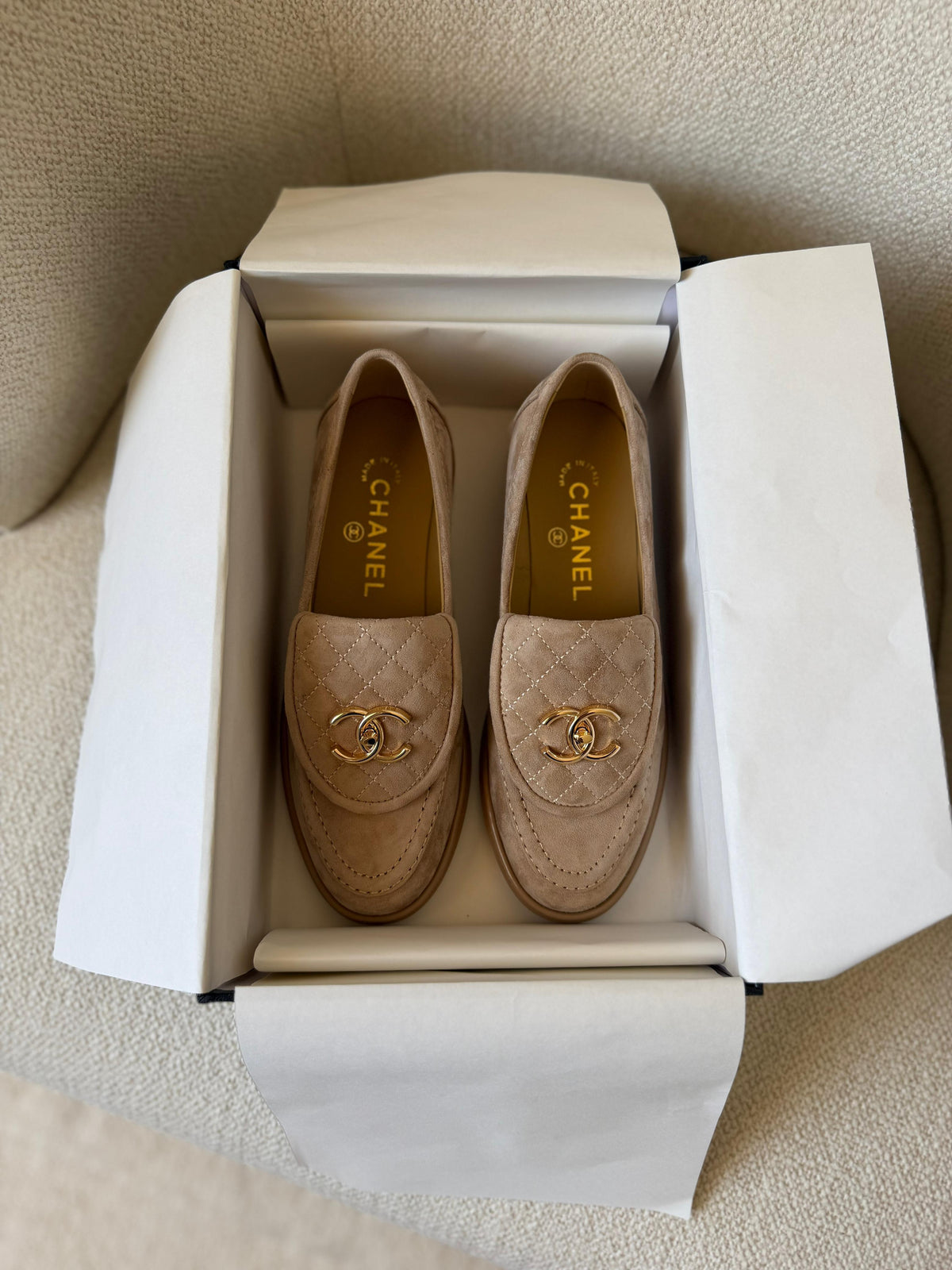 Chanel Suede Loafer