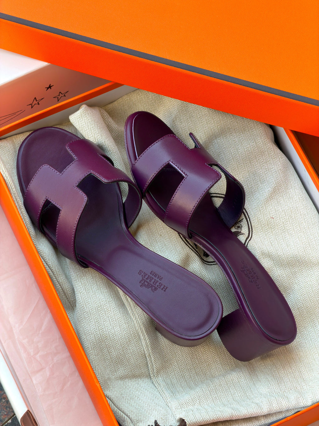 Hermes slippers