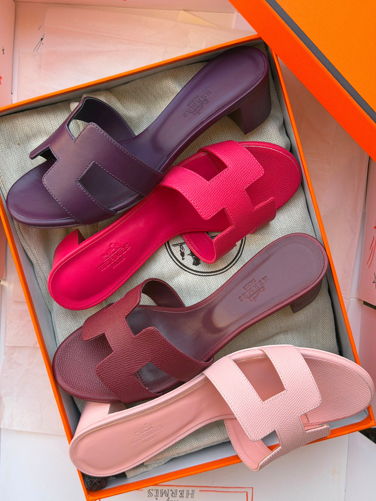 Hermes slippers
