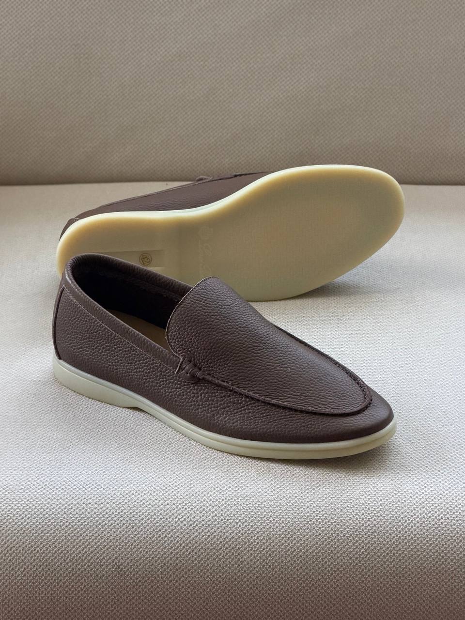 Loro Piana Leather Loafers