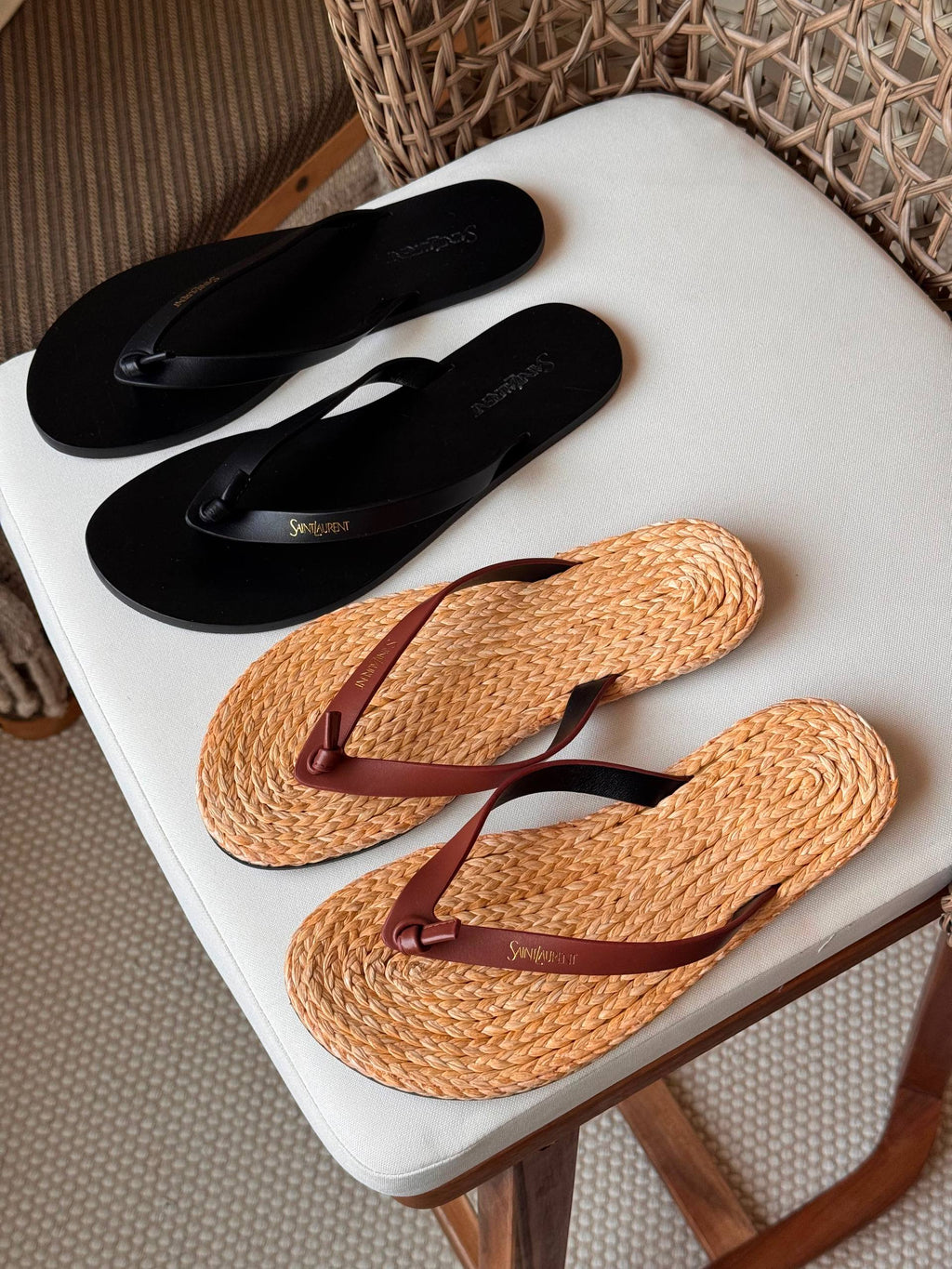 YSL Flip Flops